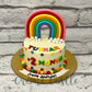 Rainbow Arc Cake. Kids Birthday Cake Ideas. Noida & Gurgaon