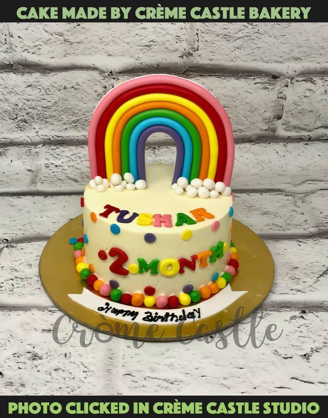 Rainbow Arc Cake. Kids Birthday Cake Ideas. Noida & Gurgaon
