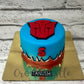 Bumblebee Red Design Cake - Creme Castle