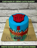 Bumblebee Red Design Cake
