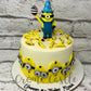 Minion Banana Design Cake - Creme Castle