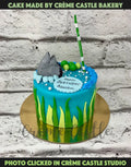 Fishing Design Cake