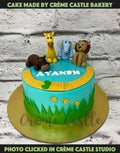 Jungle Hippo Design Cake