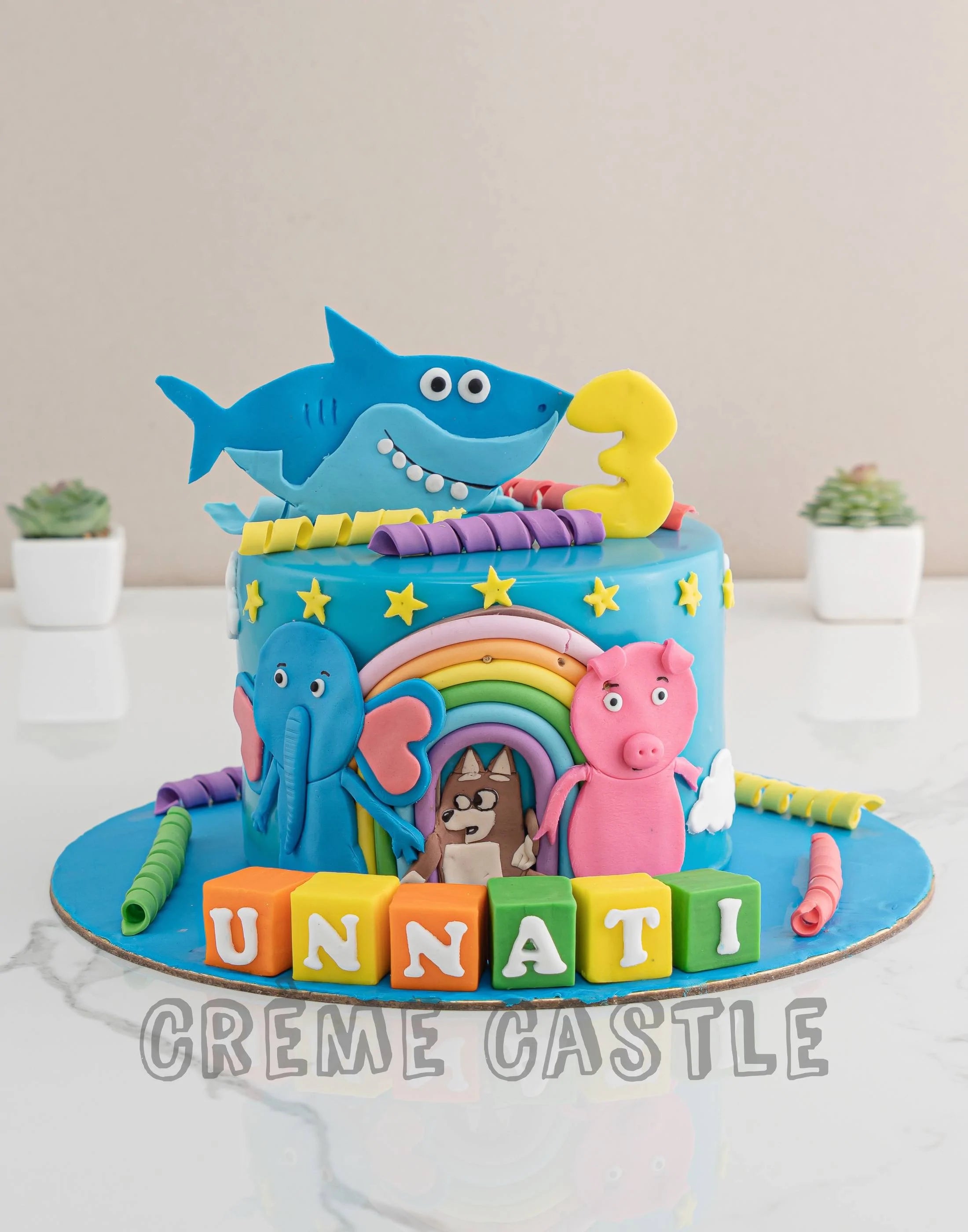 Baby Shark Birthday Cake Ideas Images (Pictures)