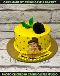 Snow White Rose Design Cake