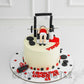 Gym Bench Press Design Cake - Creme Castle