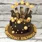 Chocolate Gold Sin Design Cake - Creme Castle