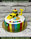 JCB Theme Design Cake
