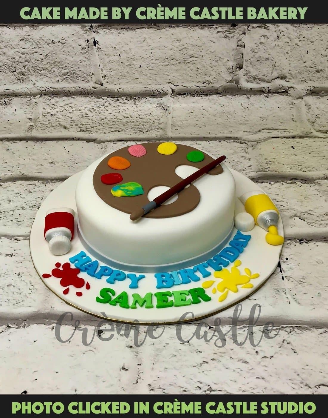 Coolest Artist Birthday Cake