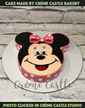 Minnie Face  Design Cake
