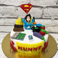 Superhero Mom Design Cake - Creme Castle