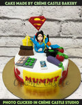 Superhero Mom Design Cake