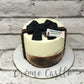 Hand painted with Bow Design Cake - Creme Castle