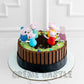 Peppa and KitKat Design Cake - Creme Castle