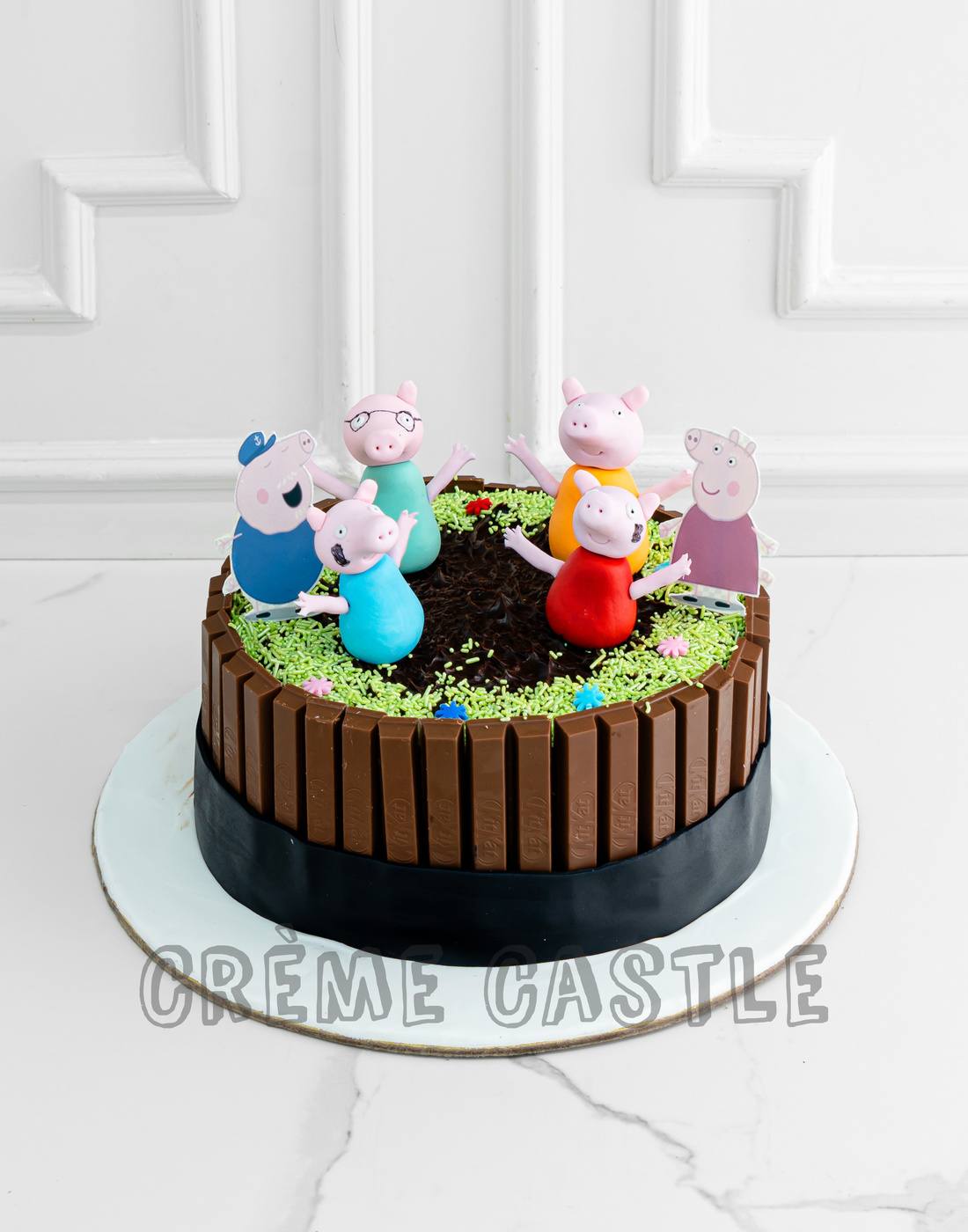 Peppa and KitKat Design Cake - Creme Castle