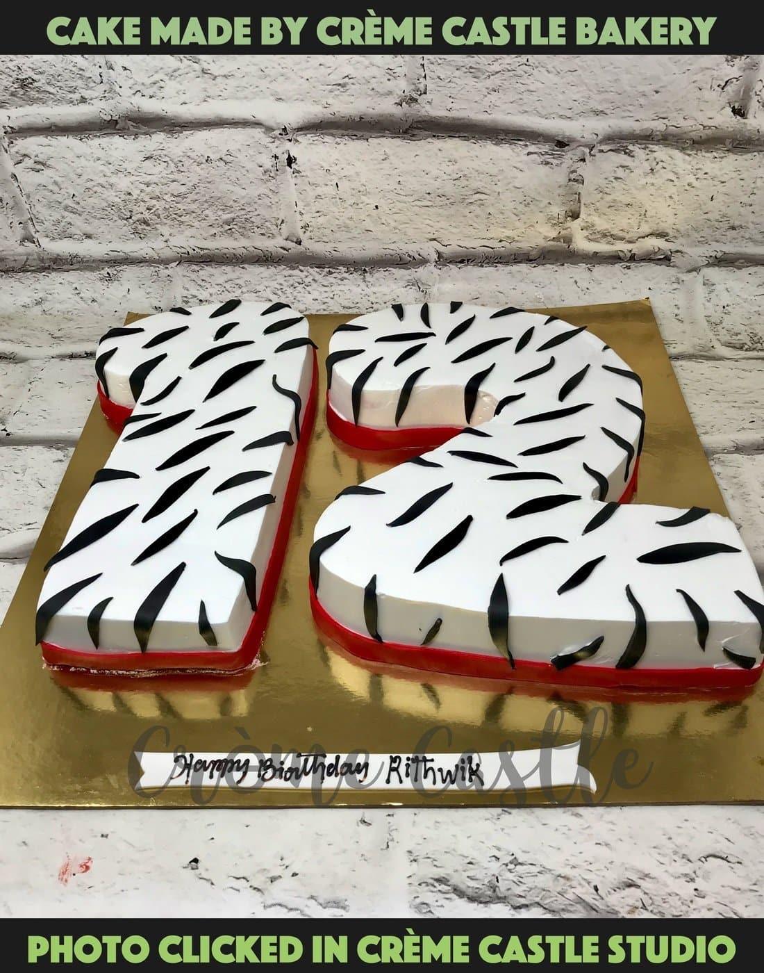 12 Shape Design Cake