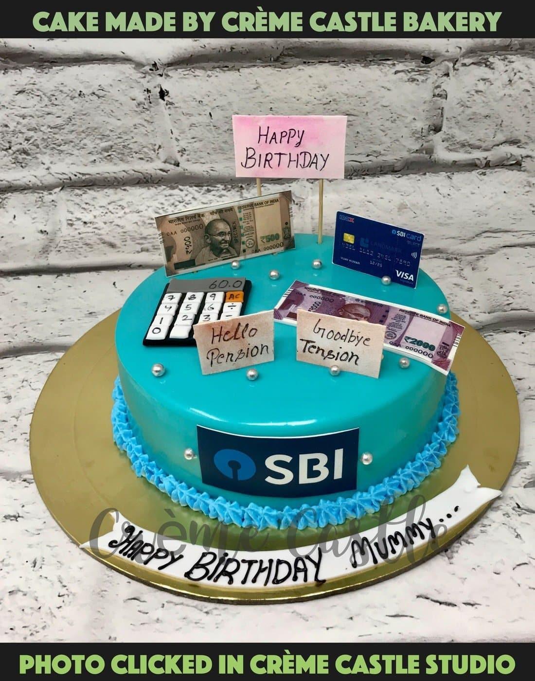 Saee Cakes - Bank theme cake. Cake for a bank employee.... | Facebook
