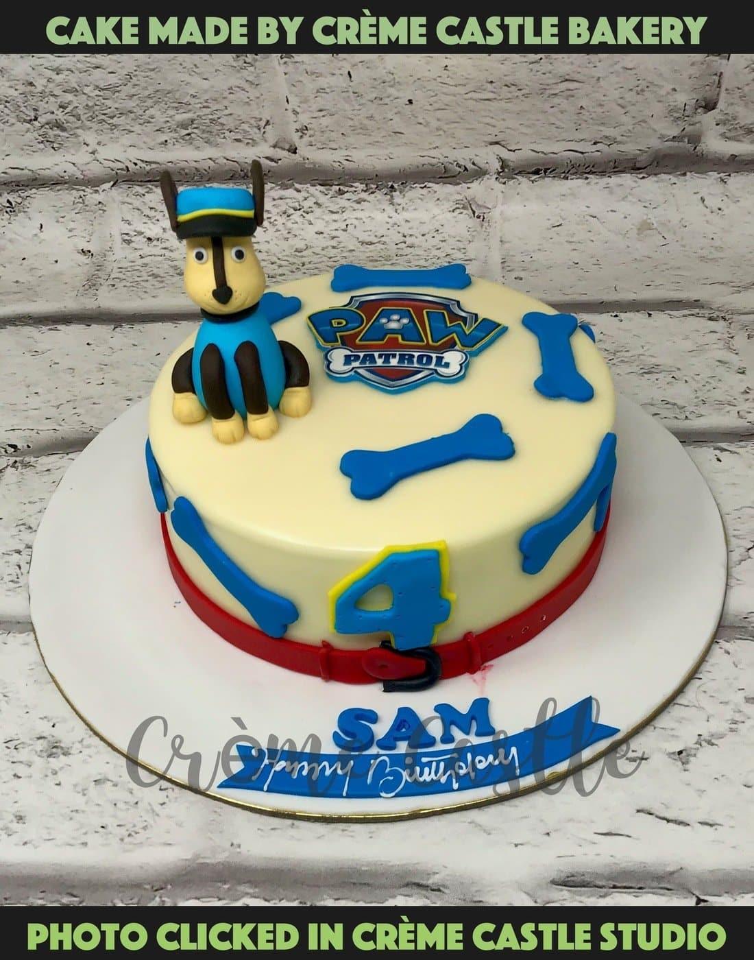 Paw patrol shop dog cake