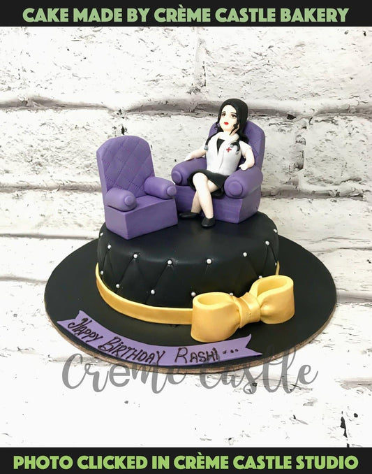 Therapist Design Cake - Creme Castle