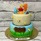 Winnie Pooh Tier Design Cake - Creme Castle