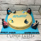 Conference Table Design Cake - Creme Castle