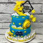 Moon and Sun Design Cake - Creme Castle