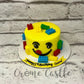 Lego Face Design Cake - Creme Castle