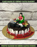 Binge Chilling Design Cake