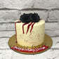 Blood Rose Design Cake - Creme Castle