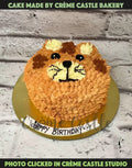 Brown Dog Design Cake