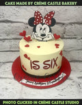 Minnie Heart Design Cake