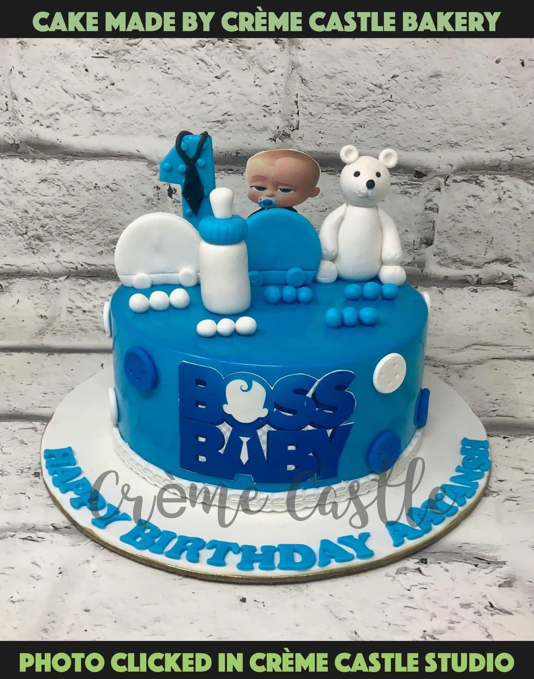 Boss Baby Stuff Design Cake - Creme Castle