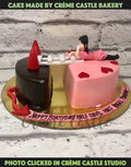 Angel Devil Girl Design Cake