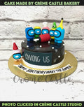 Among Us Bunch Design Cake