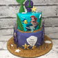 Mermaid Theme Cake in 2 Tier by Creme Castle