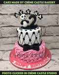 Panda Rose Design Cake