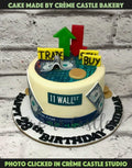 Stocks Money Design Cake