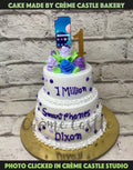 Corporate Anniversary Tier Design Cake