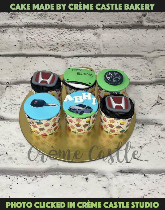 Honda Car Cupcakes - Creme Castle