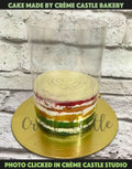 Rainbow Pull Up Design Cake