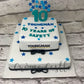 Corporate Anniversary Cake in 2 Tier by Creme Castle