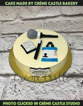 Press Mic Design Cake