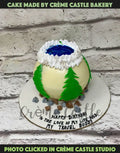 Travel trek Pinata Design Cake