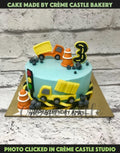 Crane Construction Design Cake