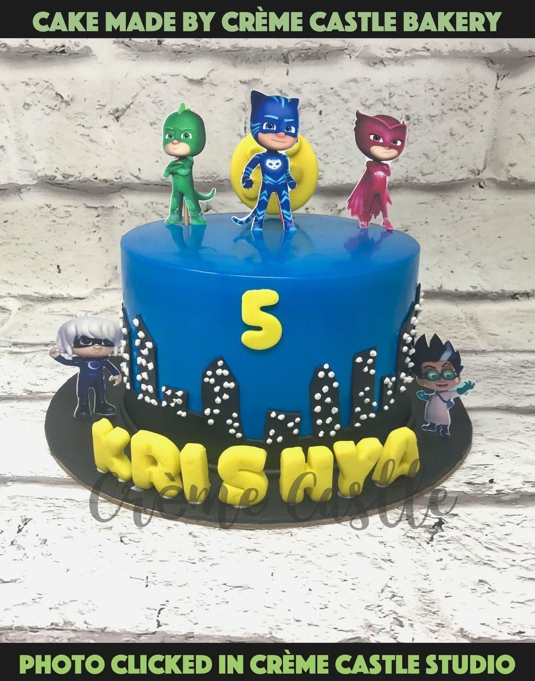 Super PJ Mask Themed Cake For Your Boy's Birthday Cake