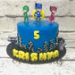 PJ Mask Characters Design Cake - Creme Castle