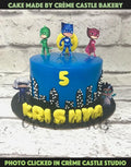 PJ Mask Characters Design Cake