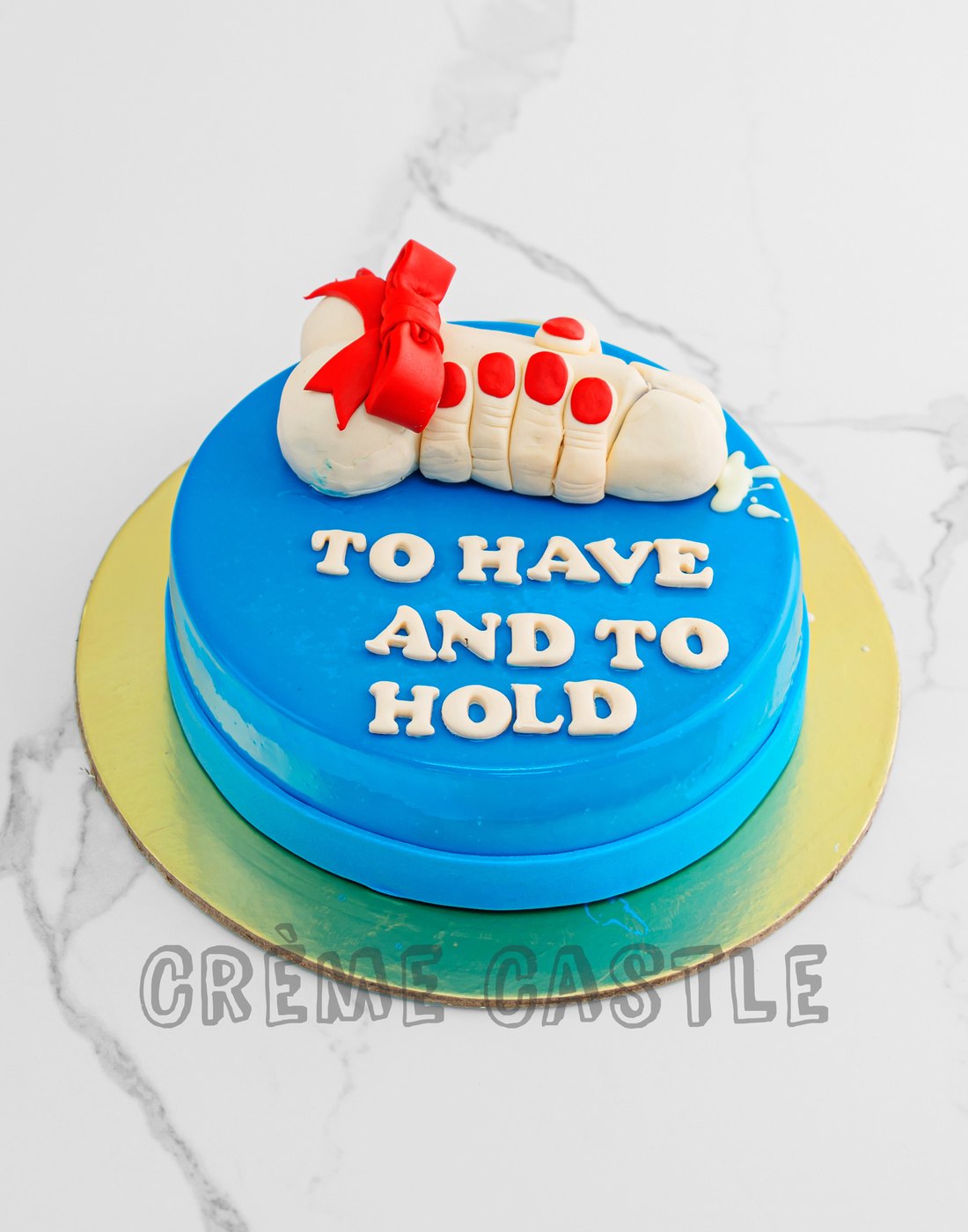 Have and Hold Design Cake - Creme Castle