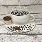 Tea Sizzle Design Cake - Creme Castle