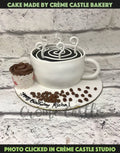 Tea Sizzle Design Cake